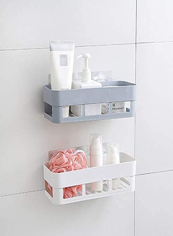 RAIYARAJ Bathroom Shelf No Drill Easy to Installeted Removable Reusable Vacuum Suction Rack Dishwasher Liquid, Brush, Cloth, Soap, Sponge, Heir Oil, etc (3) - Image 1